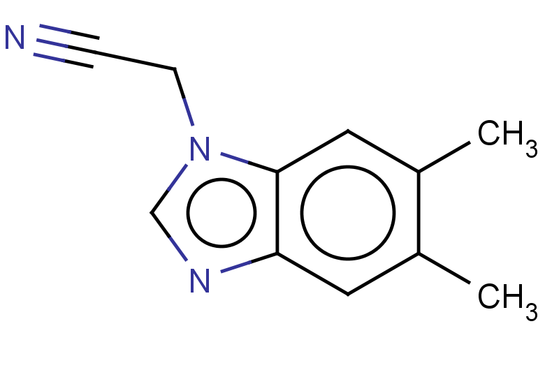 2-(5,6-dimethyl-1H-1,3-benzodiazol-1-yl)acetonitrile