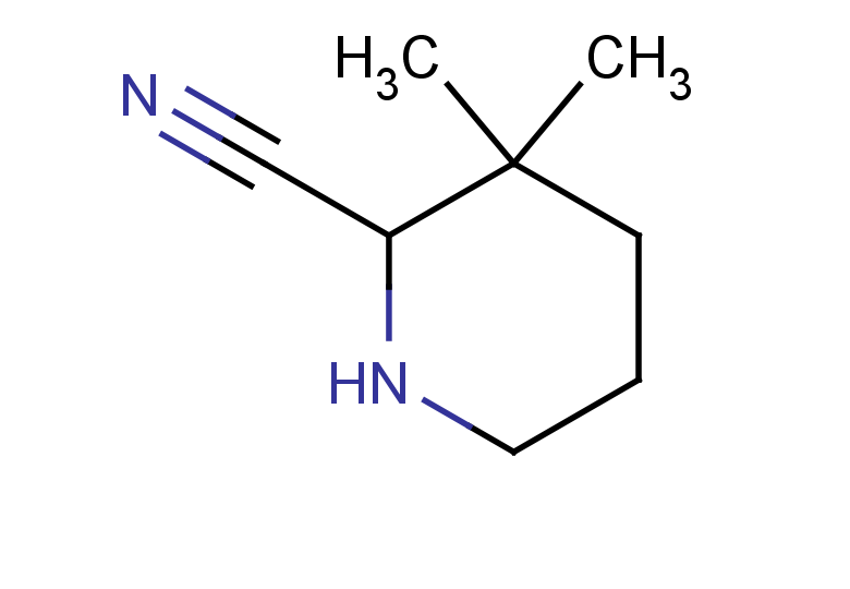 3,3-dimethylpiperidine-2-carbonitrile