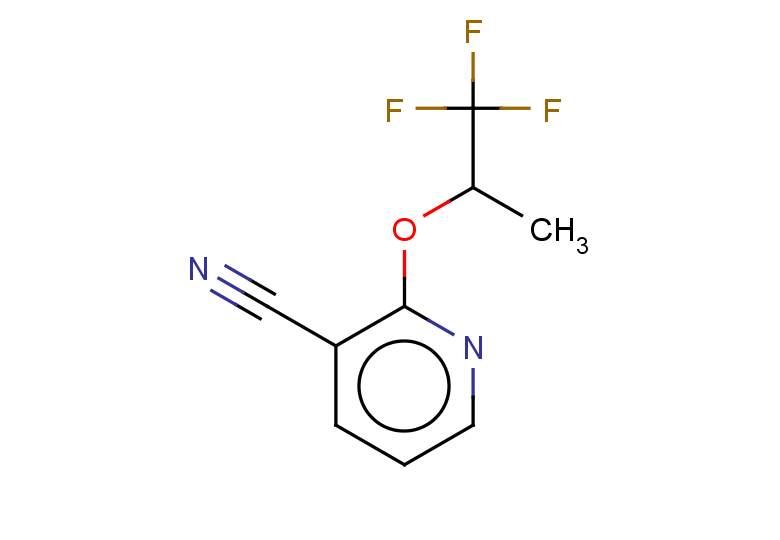 2-[(1,1,1-trifluoropropan-2-yl)oxy]pyridine-3-carbonitrile