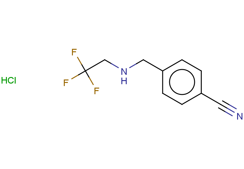4-{[(2,2,2-trifluoroethyl)amino]methyl}benzonitrile hydrochloride