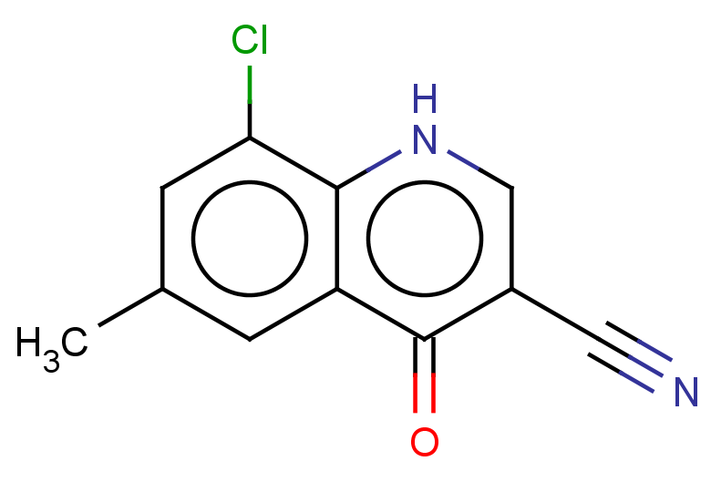 8-chloro-6-methyl-4-oxo-1,4-dihydroquinoline-3-carbonitrile