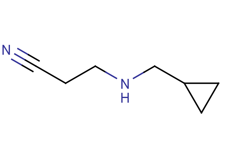 3-[(cyclopropylmethyl)amino]propanenitrile