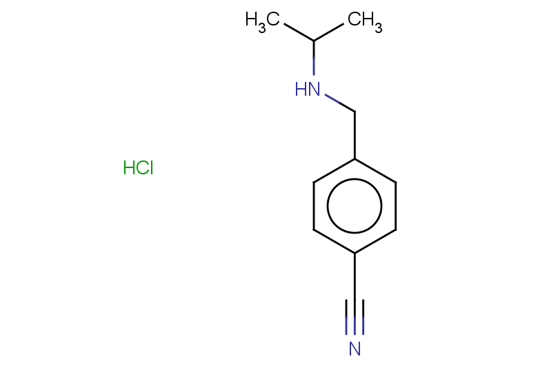 4-{[(propan-2-yl)amino]methyl}benzonitrile hydrochloride