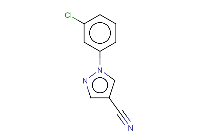 1-(3-chlorophenyl)-1H-pyrazole-4-carbonitrile