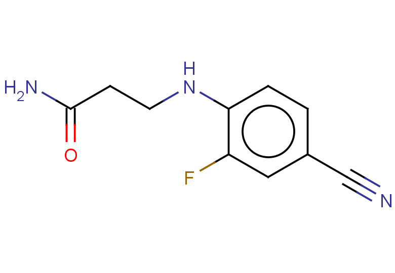 3-[(4-cyano-2-fluorophenyl)amino]propanamide