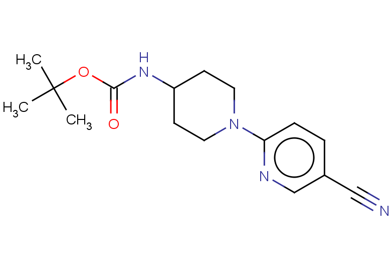 tert-butyl N-[1-(5-cyanopyridin-2-yl)piperidin-4-yl]carbamate