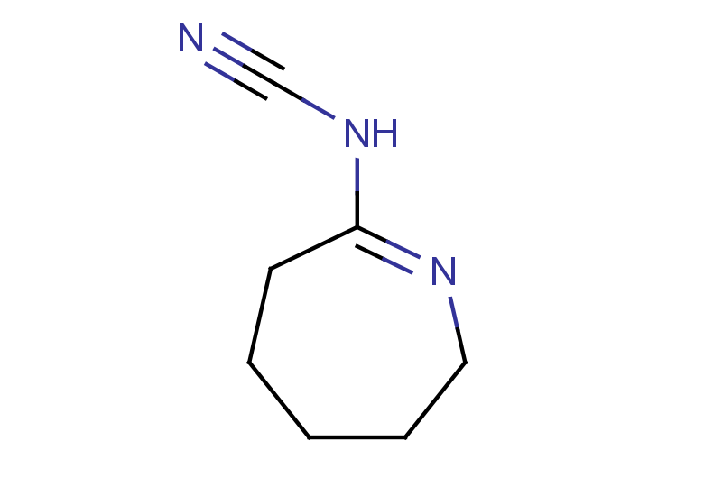 [(3,4,5,6-tetrahydro-2H-azepin-7-yl)amino]carbonitrile