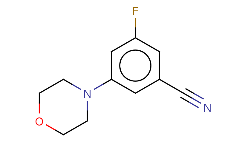 3-fluoro-5-(morpholin-4-yl)benzonitrile