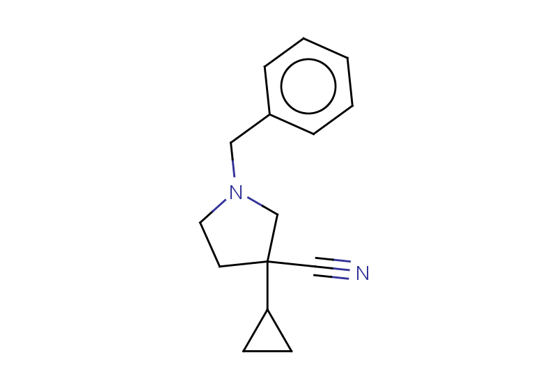 1-benzyl-3-cyclopropylpyrrolidine-3-carbonitrile