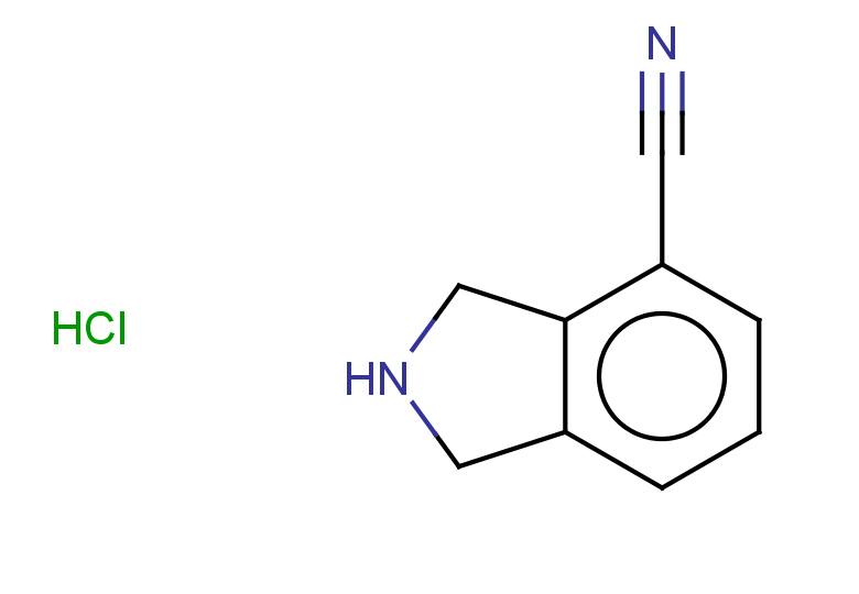 2,3-dihydro-1H-isoindole-4-carbonitrile hydrochloride