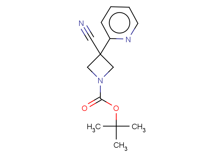 tert-butyl 3-cyano-3-(pyridin-2-yl)azetidine-1-carboxylate