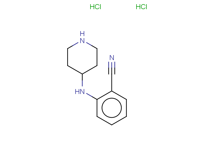2-[(piperidin-4-yl)amino]benzonitrile dihydrochloride