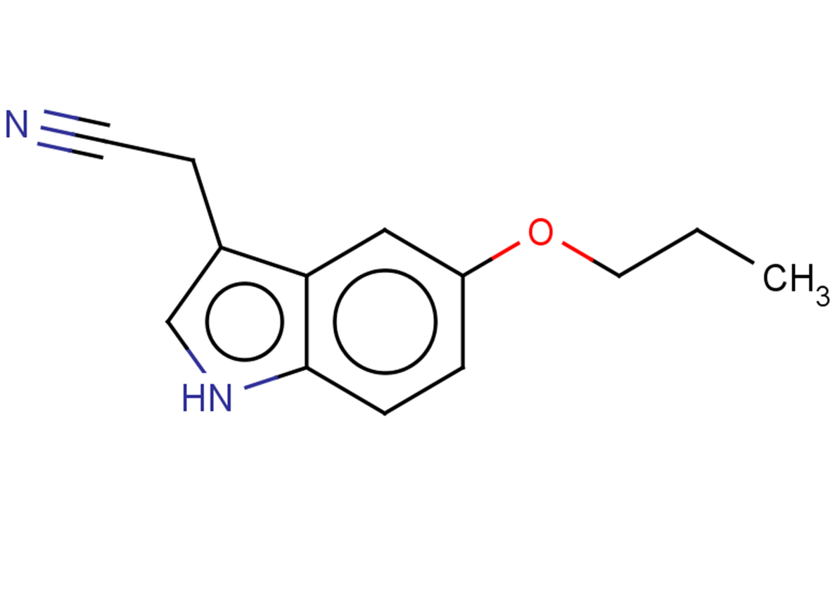 2-(5-propoxy-1H-indol-3-yl)acetonitrile