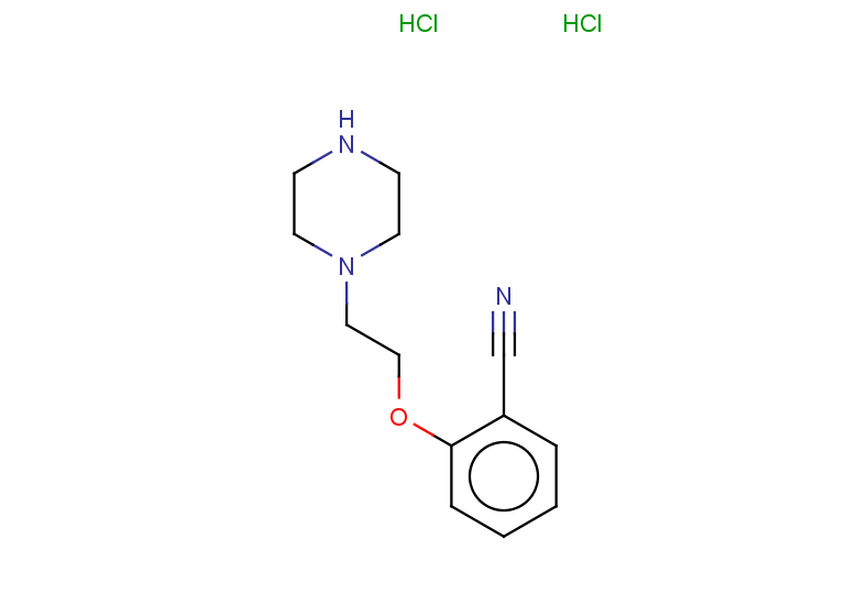 2-[2-(piperazin-1-yl)ethoxy]benzonitrile dihydrochloride