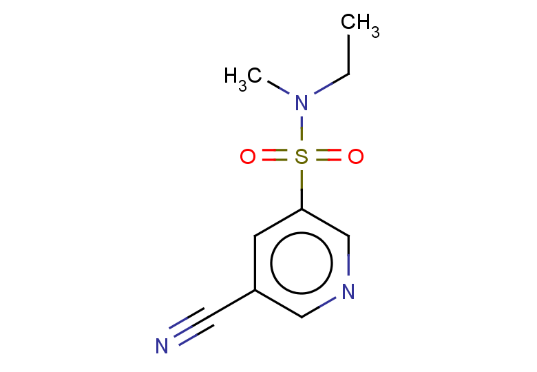 5-cyano-N-ethyl-N-methylpyridine-3-sulfonamide