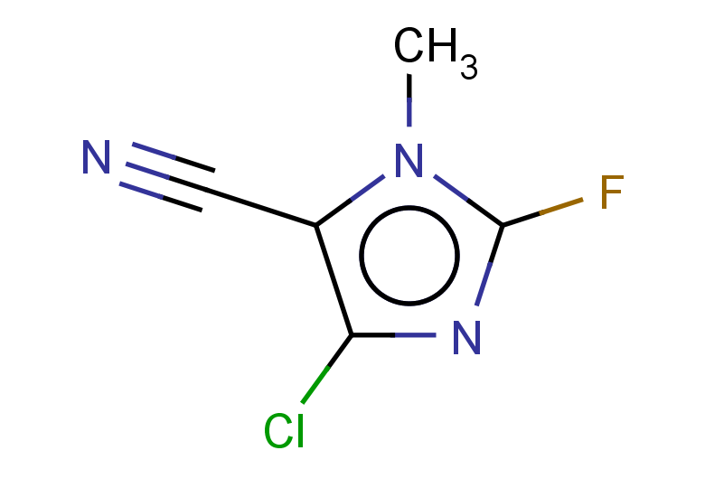 4-chloro-2-fluoro-1-methyl-1H-imidazole-5-carbonitrile
