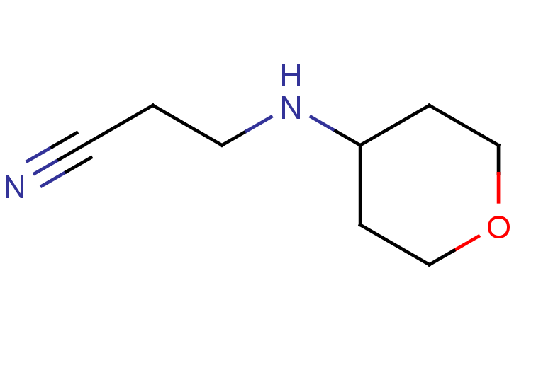 3-[(oxan-4-yl)amino]propanenitrile
