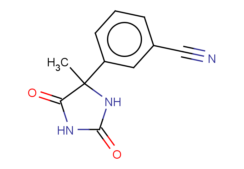 3-(4-methyl-2,5-dioxoimidazolidin-4-yl)benzonitrile