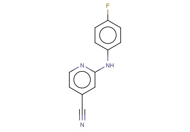 2-[(4-fluorophenyl)amino]pyridine-4-carbonitrile