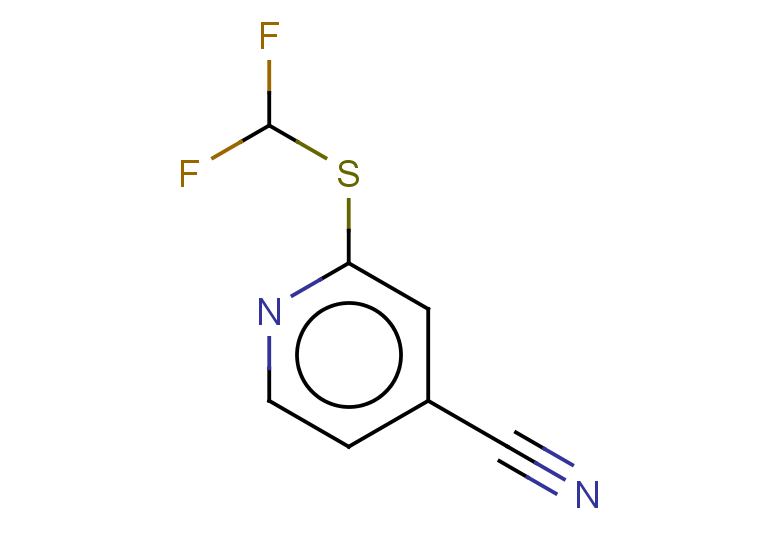 2-[(difluoromethyl)sulfanyl]pyridine-4-carbonitrile