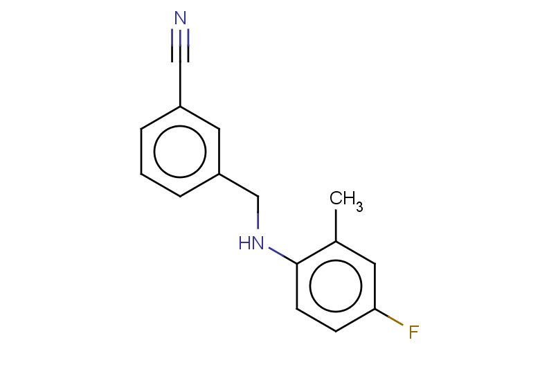 3-{[(4-fluoro-2-methylphenyl)amino]methyl}benzonitrile