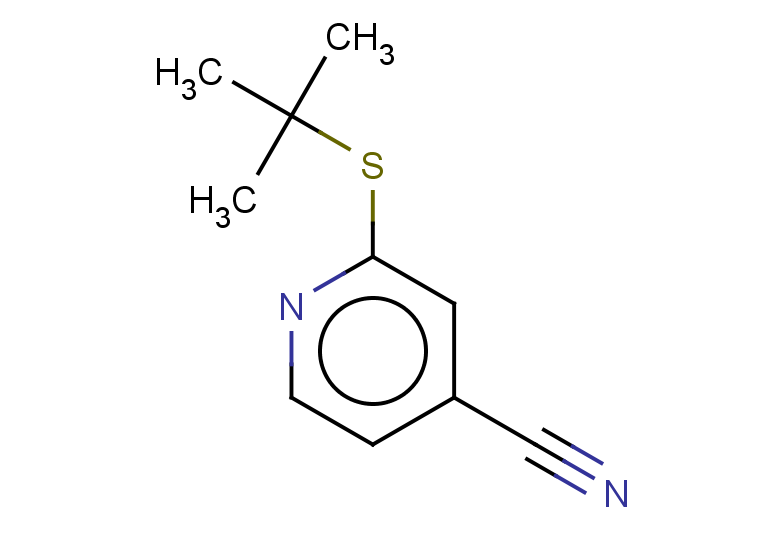 2-(tert-butylsulfanyl)pyridine-4-carbonitrile