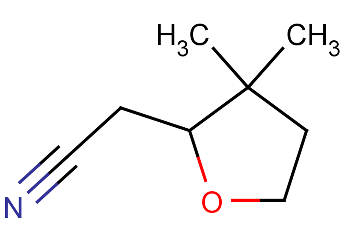 2-(3,3-dimethyloxolan-2-yl)acetonitrile