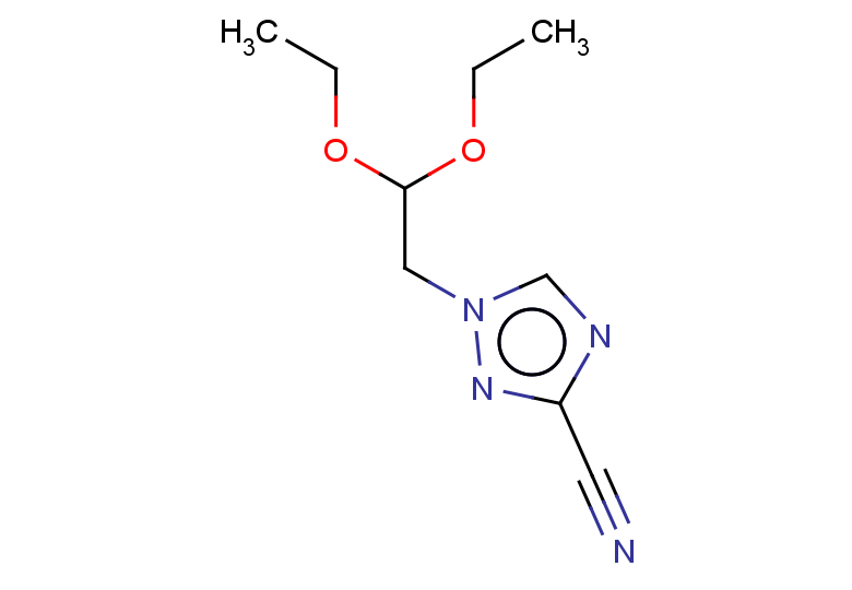 1-(2,2-diethoxyethyl)-1H-1,2,4-triazole-3-carbonitrile