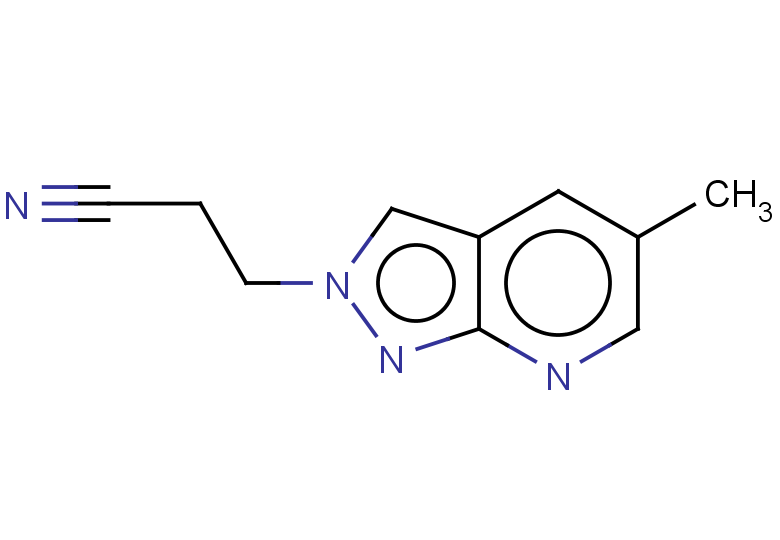 3-(5-METHYL-2H-PYRAZOLO[3,4-B]PYRIDIN-2-YL)PROPANENITRILE