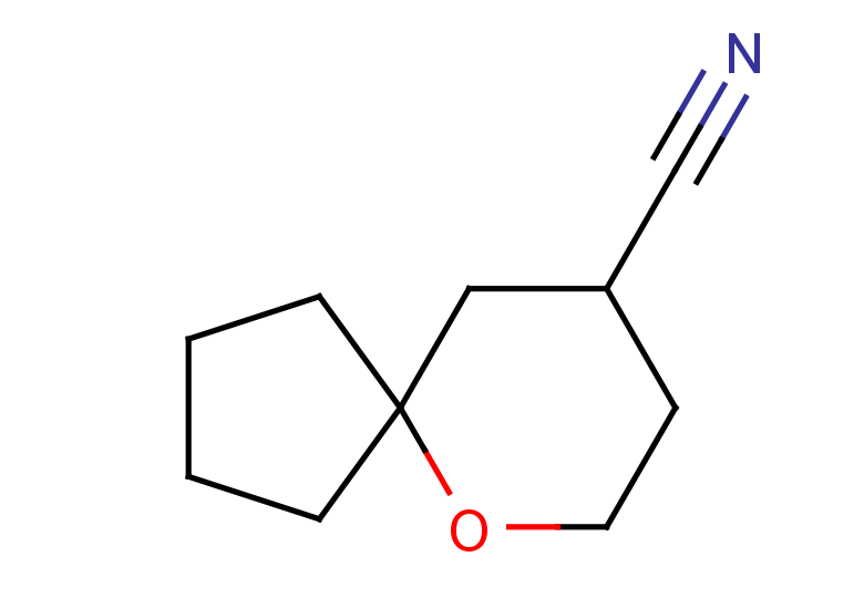 6-oxaspiro[4.5]decane-9-carbonitrile