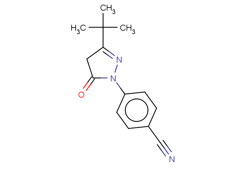 4-(3-tert-butyl-5-oxo-4,5-dihydro-1H-pyrazol-1-yl)benzonitrile