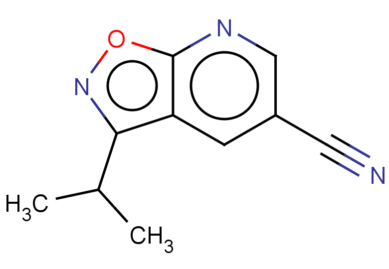 3-(propan-2-yl)-[1,2]oxazolo[5,4-b]pyridine-5-carbonitrile