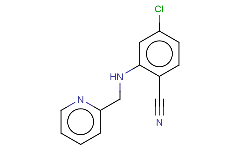 4-chloro-2-{[(pyridin-2-yl)methyl]amino}benzonitrile