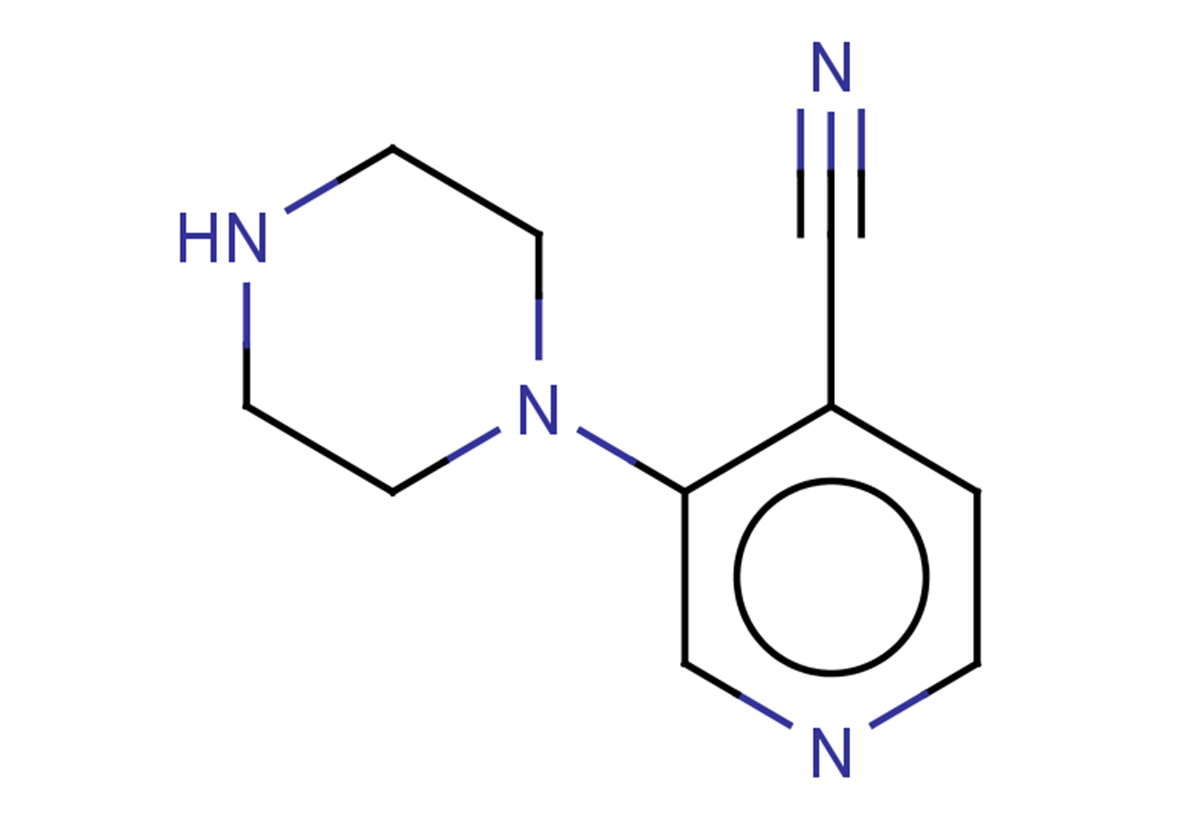 3-(piperazin-1-yl)pyridine-4-carbonitrile