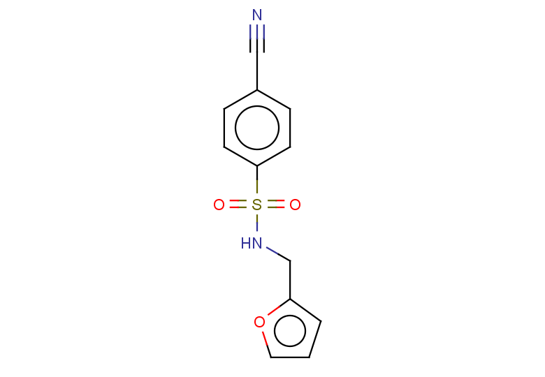 4-cyano-N-(furan-2-ylmethyl)benzene-1-sulfonamide