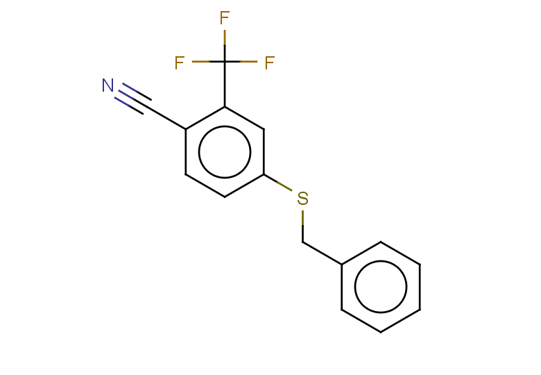 4-(benzylsulfanyl)-2-(trifluoromethyl)benzonitrile