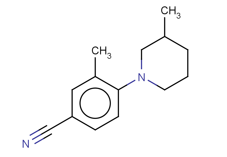 3-methyl-4-(3-methylpiperidin-1-yl)benzonitrile