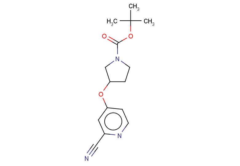tert-butyl 3-[(2-cyanopyridin-4-yl)oxy]pyrrolidine-1-carboxylate