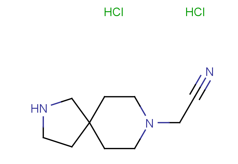 2-{2,8-diazaspiro[4.5]decan-8-yl}acetonitrile dihydrochloride