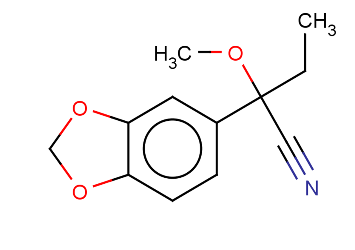 2-(1,3-dioxaindan-5-yl)-2-methoxybutanenitrile