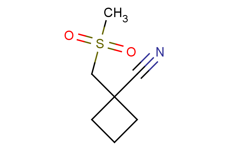 1-(methanesulfonylmethyl)cyclobutane-1-carbonitrile