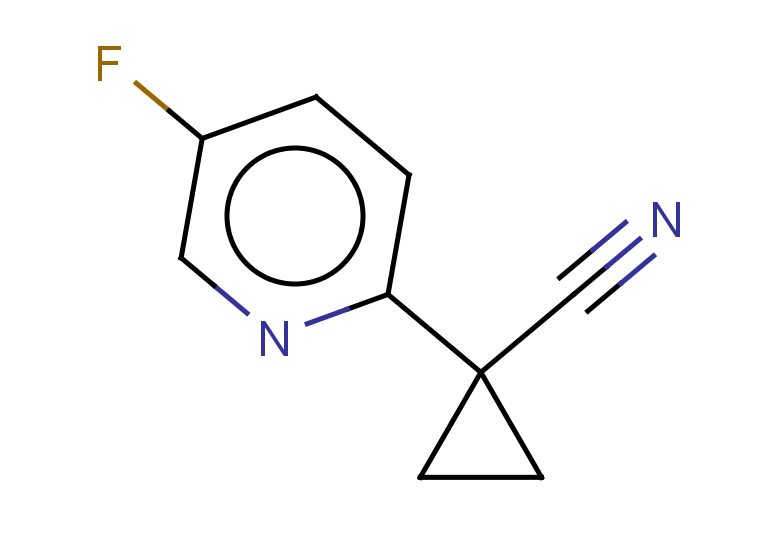 1-(5-fluoropyridin-2-yl)cyclopropane-1-carbonitrile