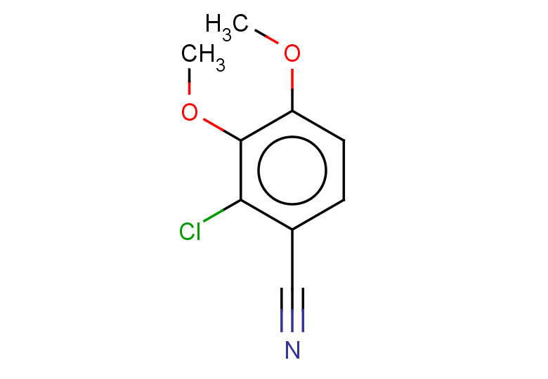 2-chloro-3,4-dimethoxybenzonitrile