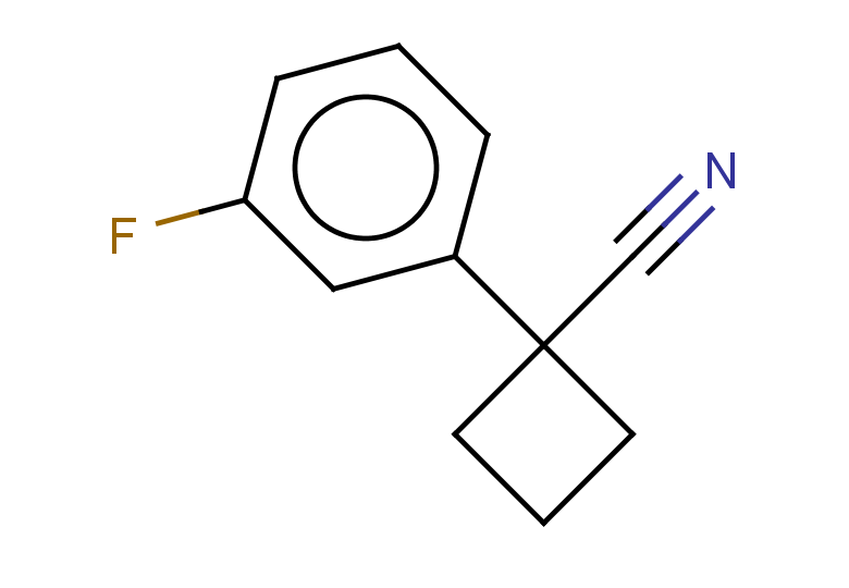 1-(3-fluorophenyl)cyclobutane-1-carbonitrile