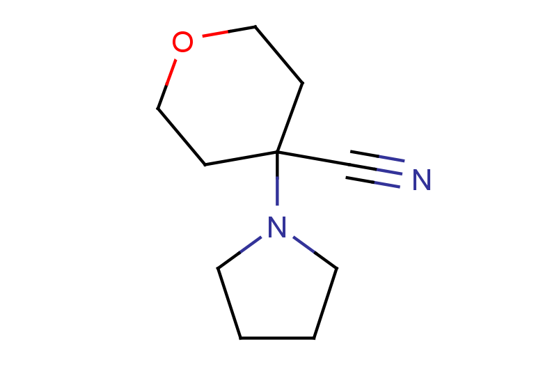 4-(pyrrolidin-1-yl)oxane-4-carbonitrile