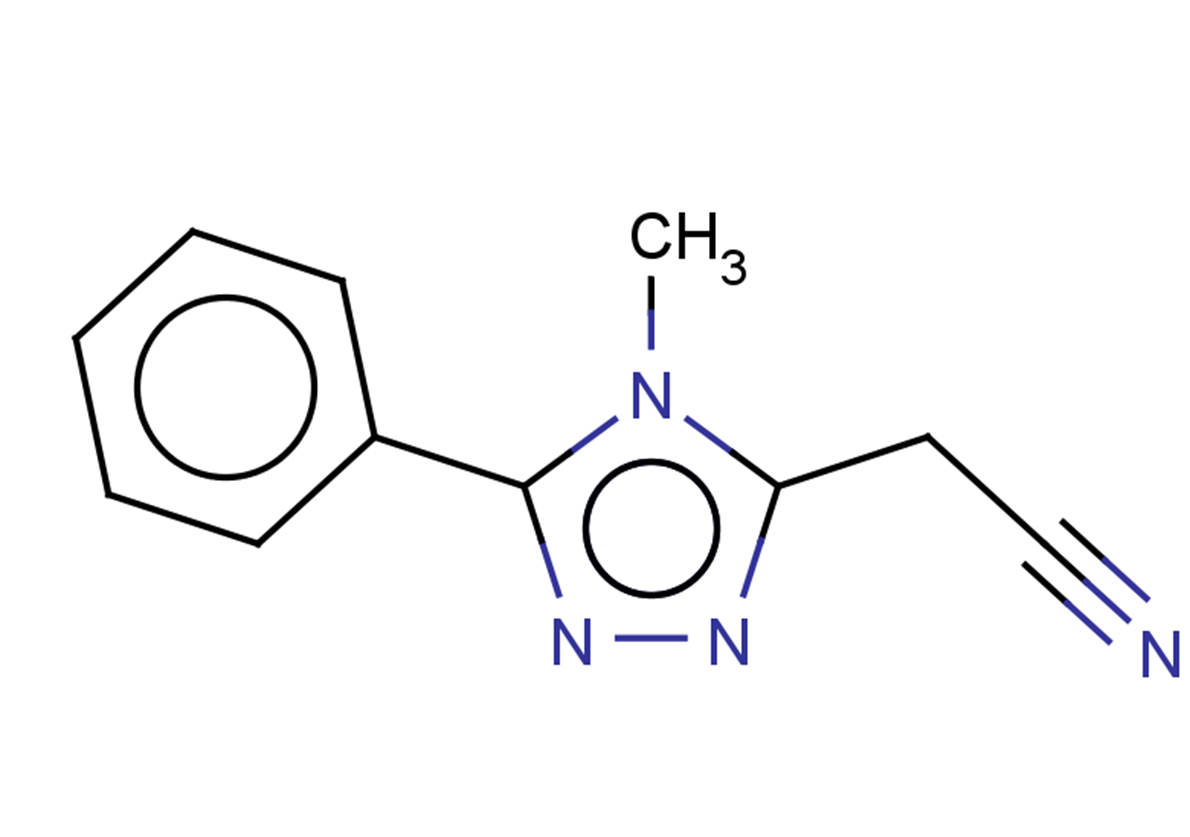 2-(4-methyl-5-phenyl-4H-1,2,4-triazol-3-yl)acetonitrile