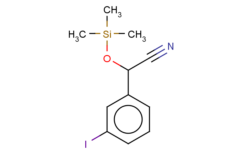 2-(3-iodophenyl)-2-[(trimethylsilyl)oxy]acetonitrile