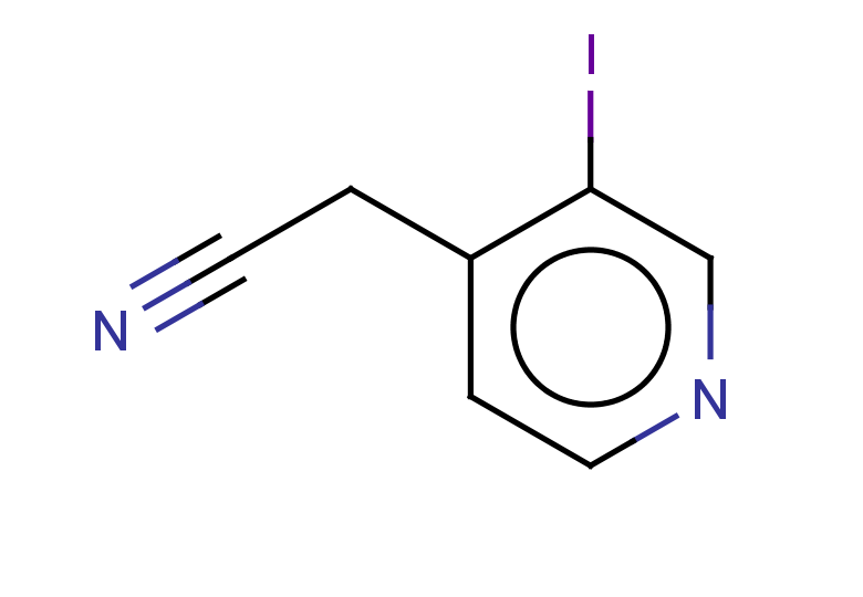 2-(3-iodopyridin-4-yl)acetonitrile