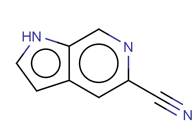 1H-pyrrolo[2,3-c]pyridine-5-carbonitrile