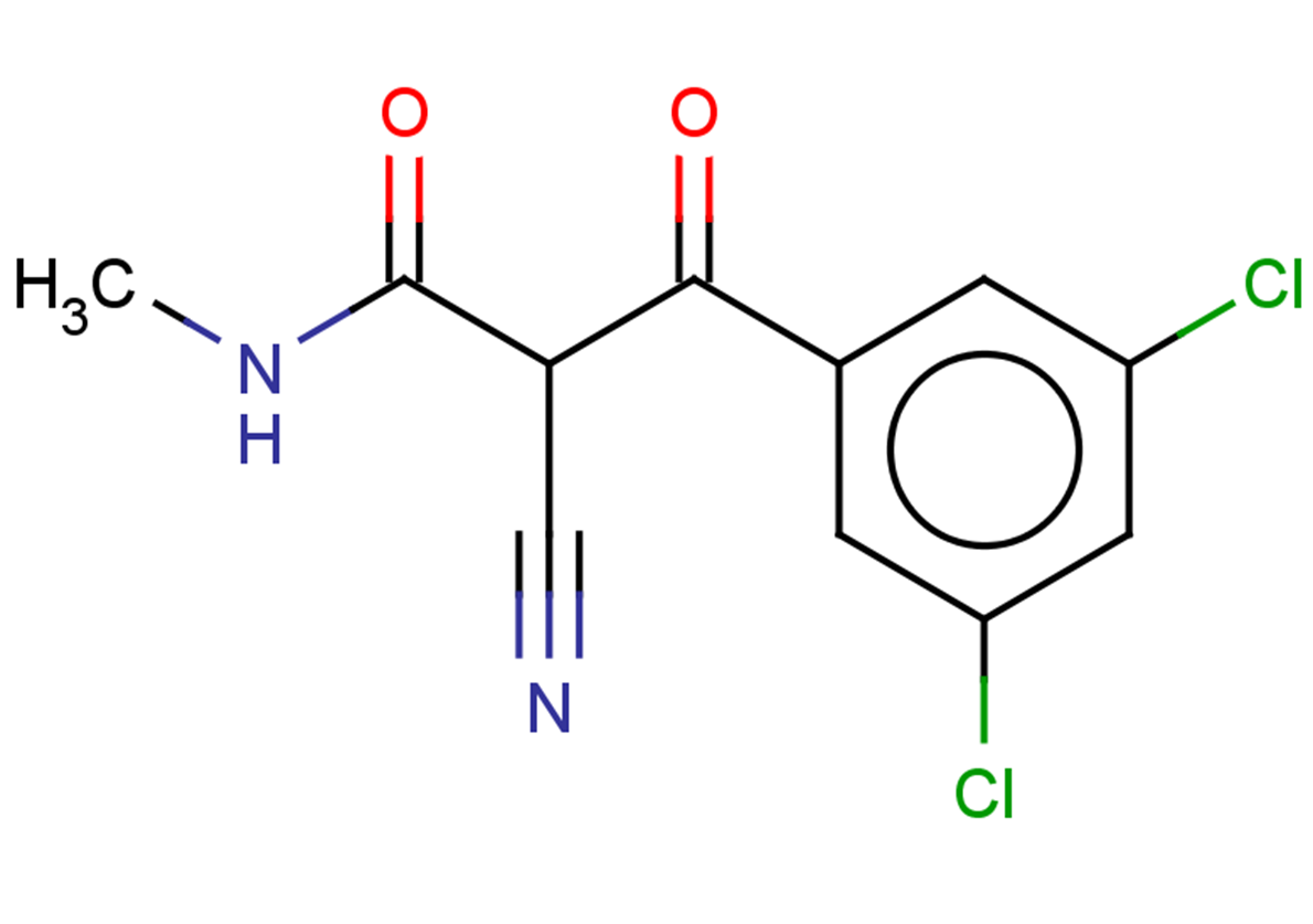 2-cyano-3-(3,5-dichlorophenyl)-N-methyl-3-oxopropanamide